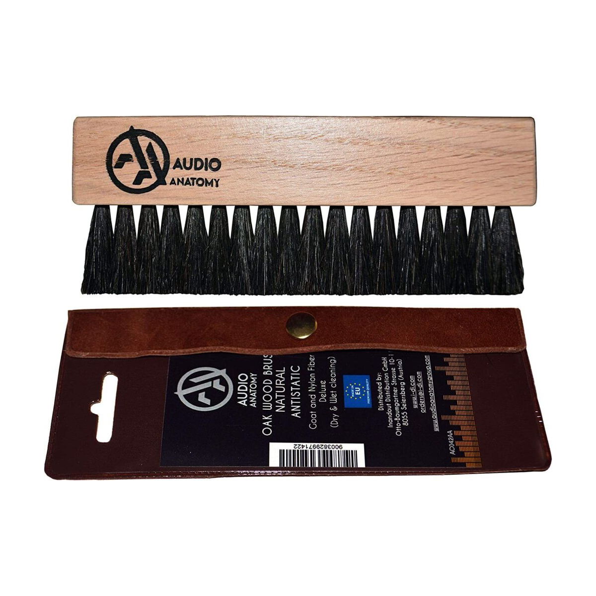 Audio Anatomy – Oak Wood Brush Natural (Cepillo antiestático)